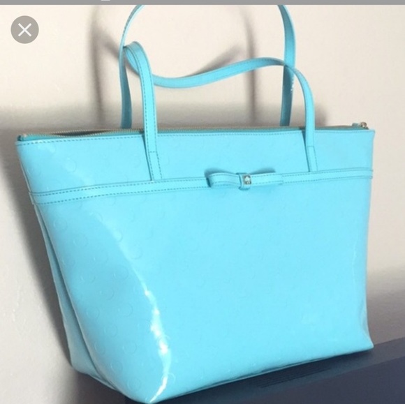 kate spade Handbags - Kate Spade Camellia Sophia tote robin egg